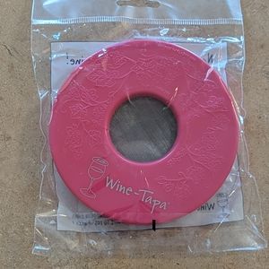 NWT "wine tapa" wine glass cover